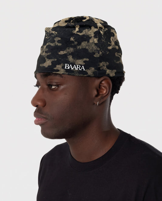 BAARA SS26 - DARK BEIGE COMPACT BEANIE
