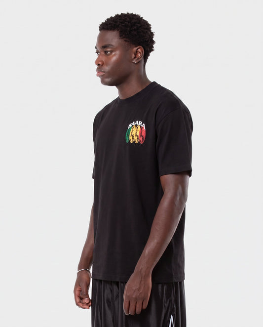 4. BAARA SS26 -  BLACK GLOBE T-SHIRT