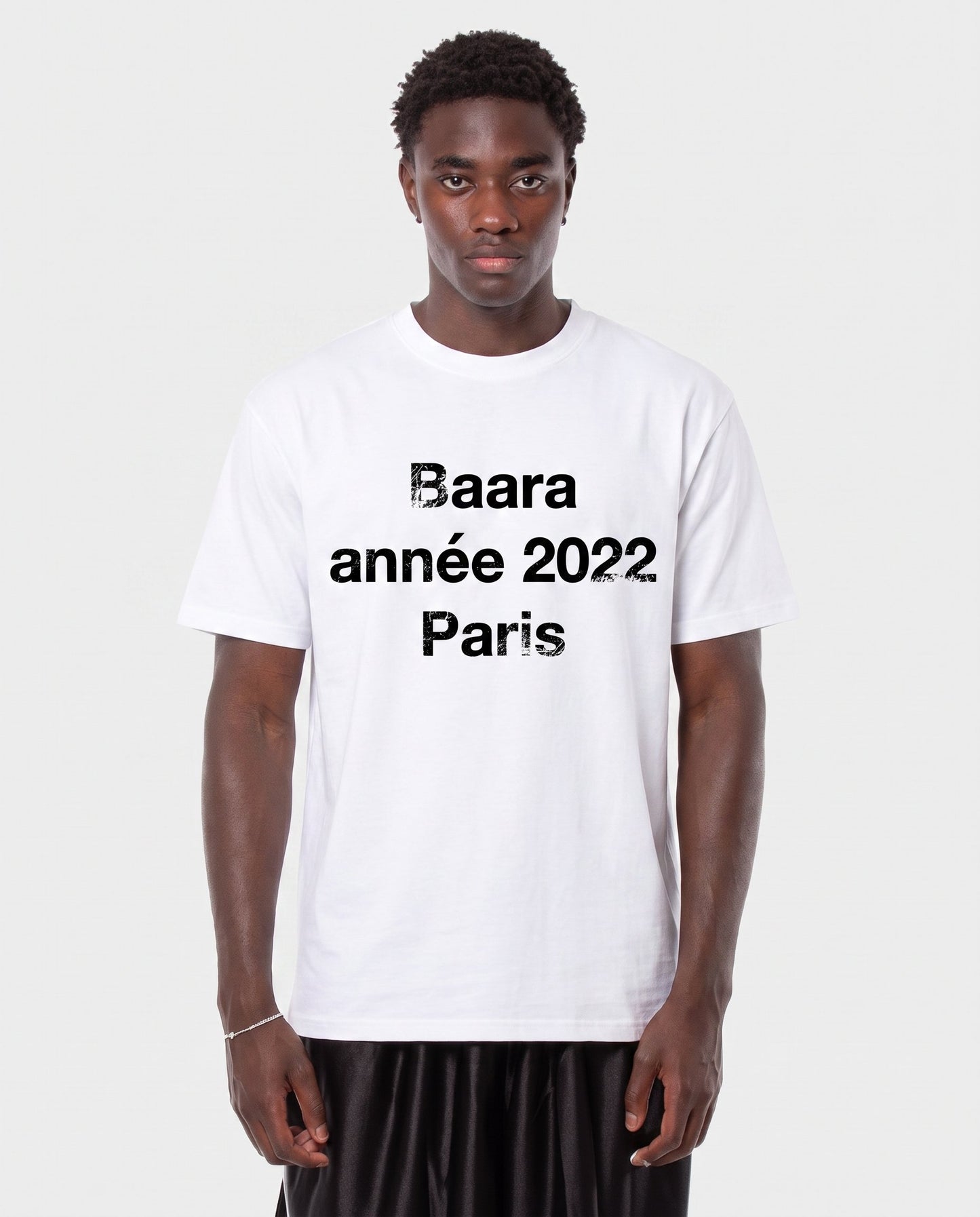 4. BAARA SS26 -  ANNÉE 2022 WHITE T-SHIRT